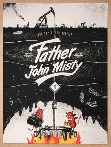 Seattle's Factory 43 : father John Misty gigposter